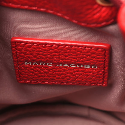 Marc Jacobs Grained Calfskin The Mini Bucket Bag True Red 5 of 9