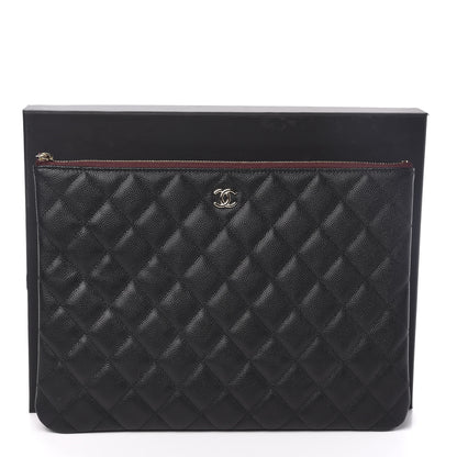 Chanel Caviar Quilted Medium Cosmetic Case Black 8 of 8
