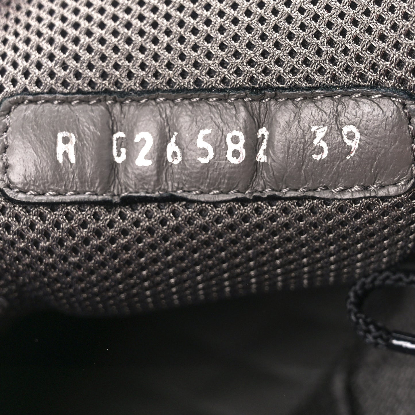 Calfskin Suede CC Sneakers 39 Black Grey