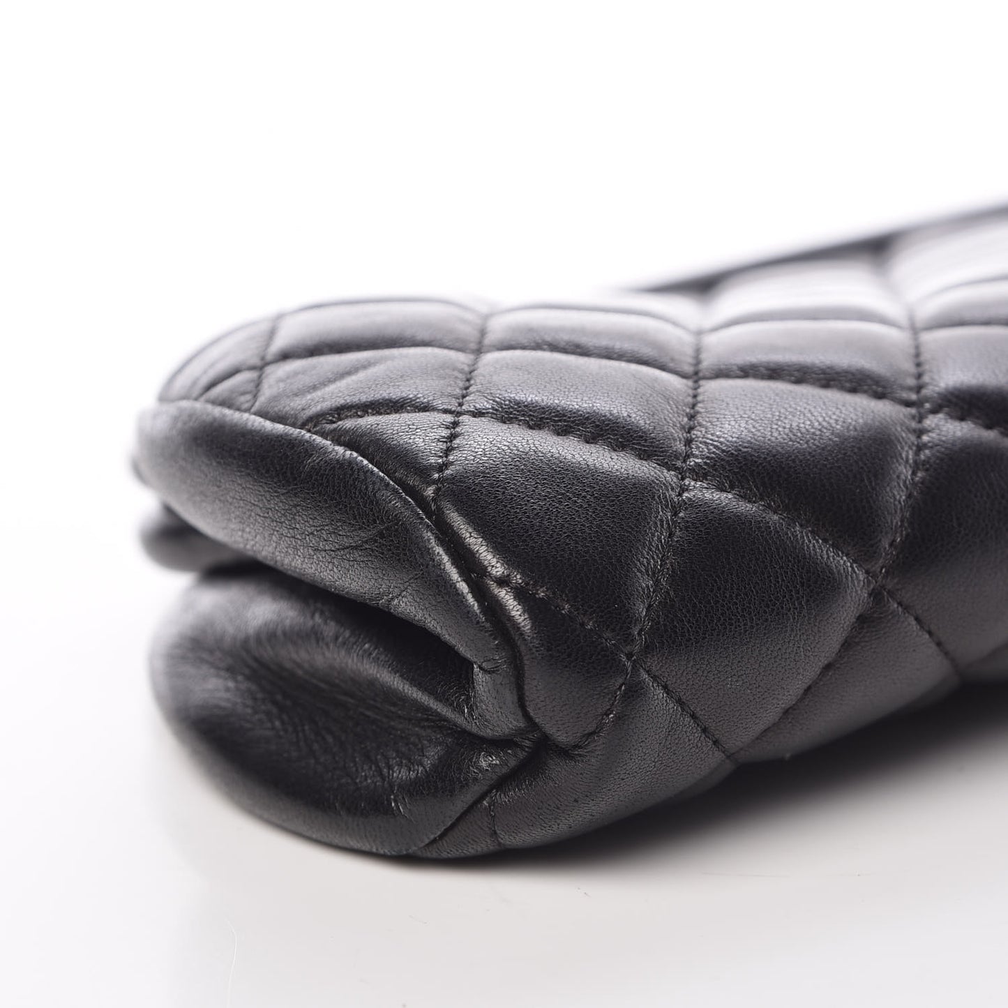 Lambskin Quilted Timeless Clutch Black