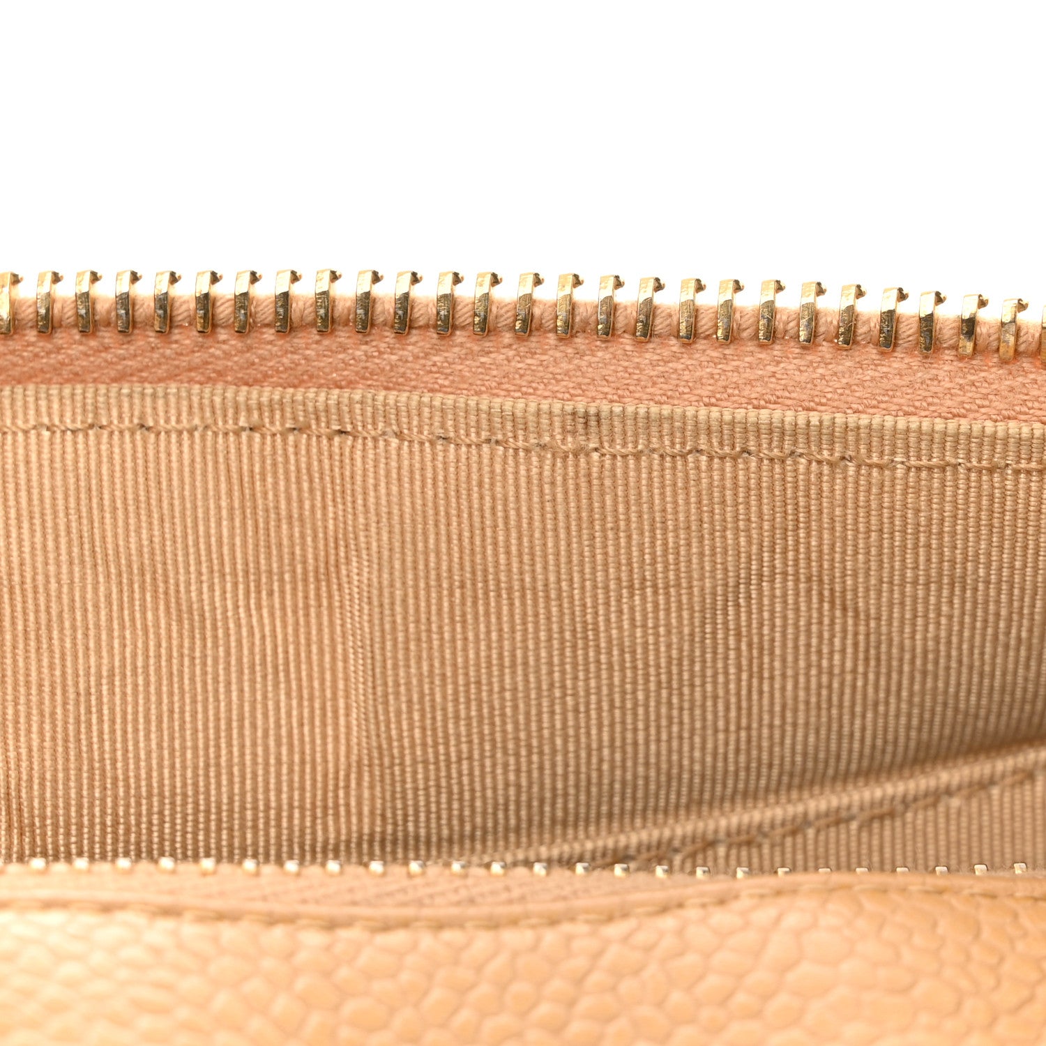 Chanel Caviar Quilted Timeless CC Shoulder Bag Beige 11 of 12