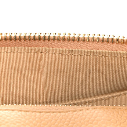 Chanel Caviar Quilted Timeless CC Shoulder Bag Beige 11 of 12