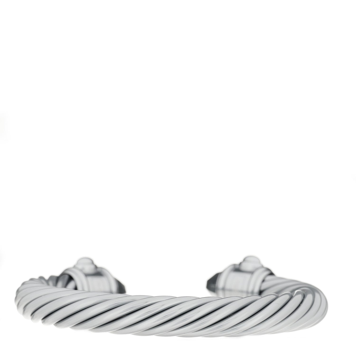 David Yurman Aluminum 10mm Cable Renaissance Bracelet Grey 2 of 5