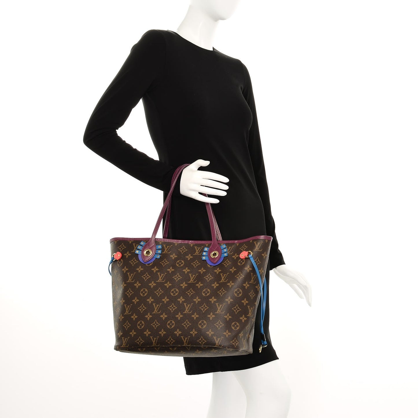 Monogram Totem Neverfull MM Magenta
