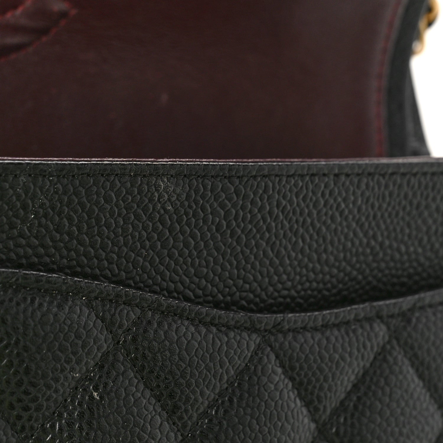 Chanel Caviar Quilted Medium Double Flap Black 11 of 12
