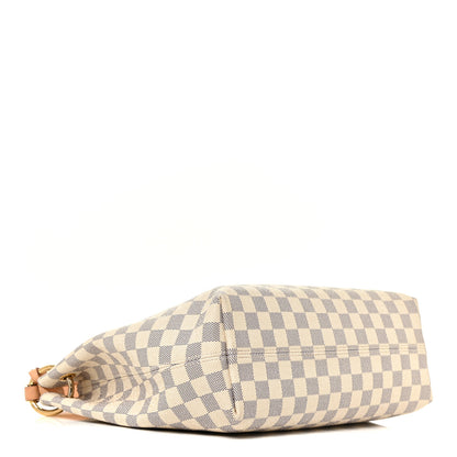 Louis Vuitton Damier Azur Graceful PM Rose Ballerine 4 of 15
