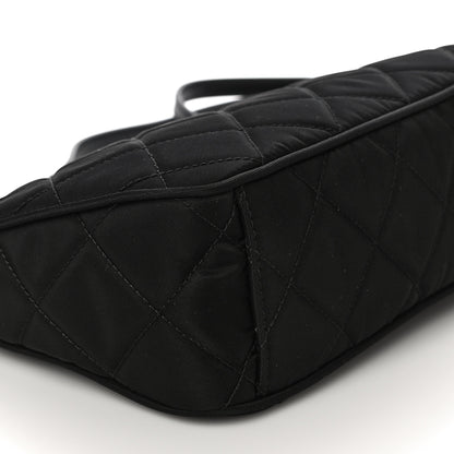 Prada Nylon Tessuto Impuntu Quilted Crossbody Bag Black 9 of 10