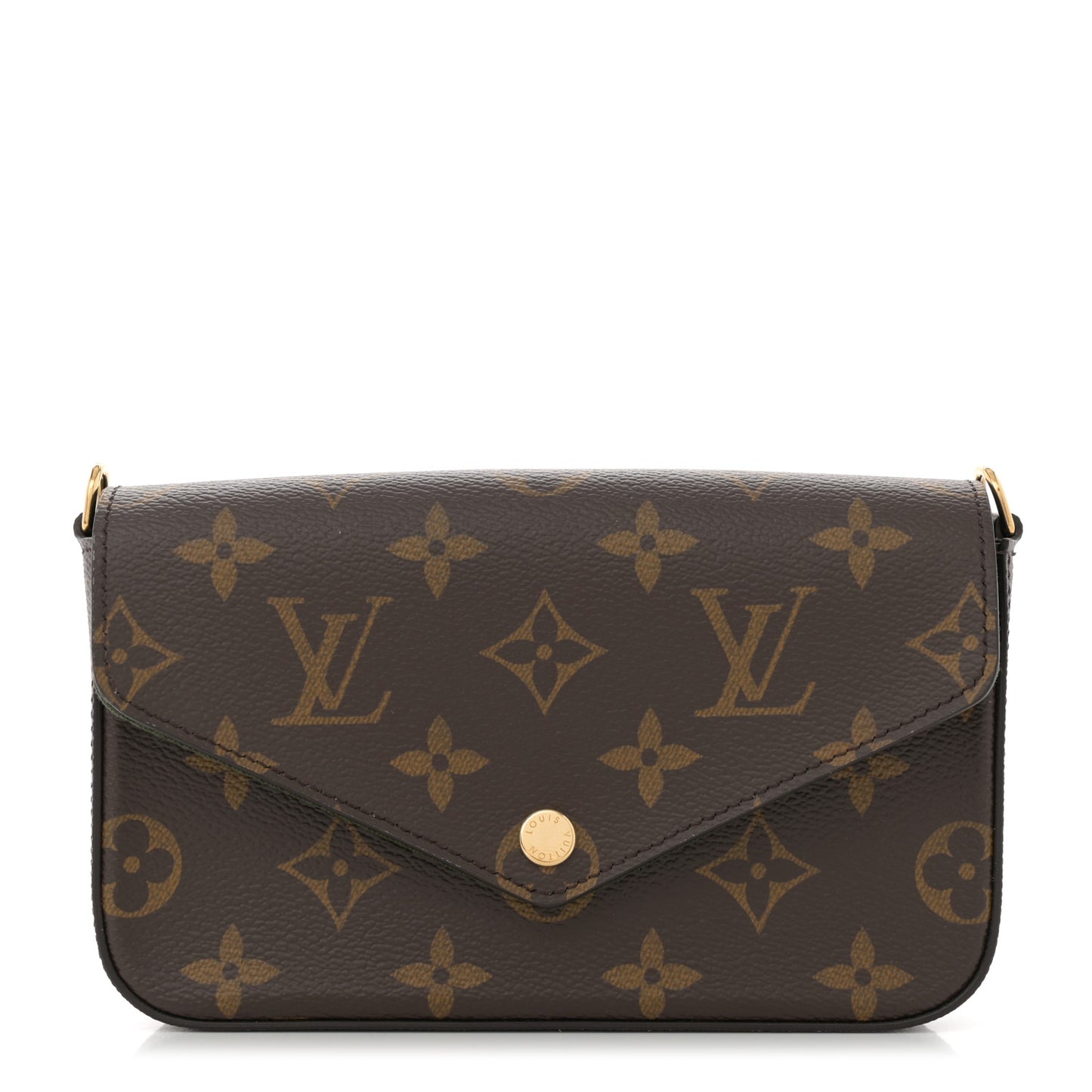 Monogram Felicie Strap & Go Felicie Pochette Kaki