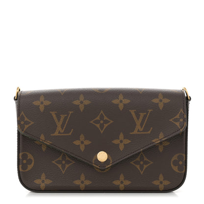 Louis Vuitton Monogram Felicie Strap & Go Felicie Pochette Kaki 1 of 10
