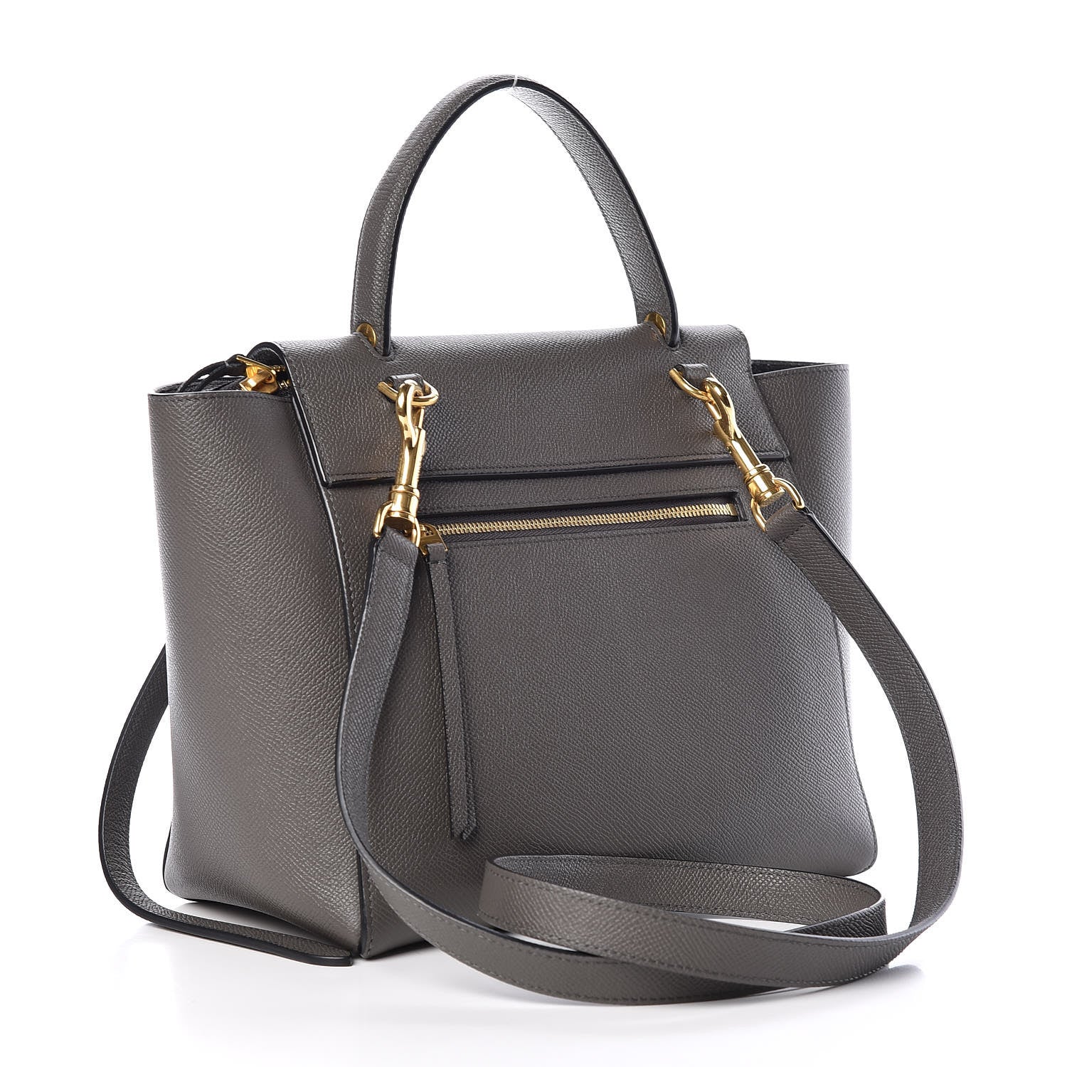 Celine Baby Grained Calfskin Micro Belt Bag Grey 4 of 16