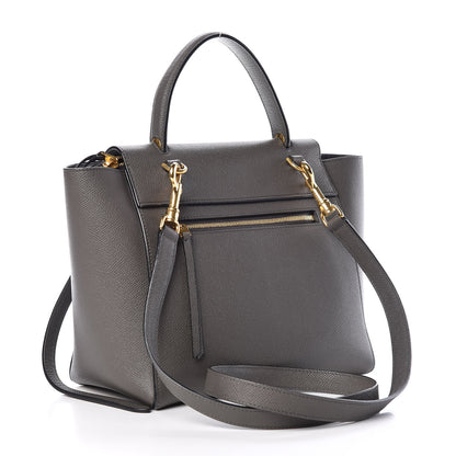 Celine Baby Grained Calfskin Micro Belt Bag Grey 3 of 15