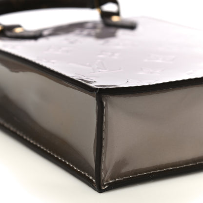 Louis Vuitton Vernis Monogram Petit Sac Plat Taupe Metallise 8 of 10