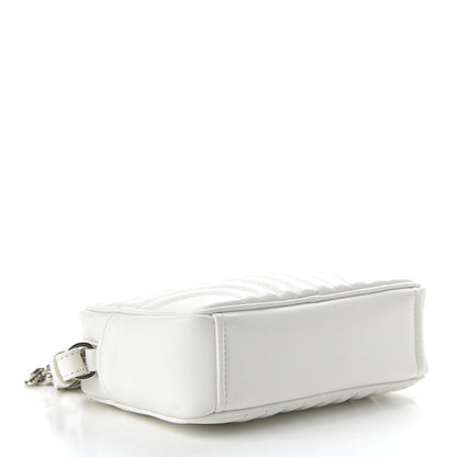 Prada Soft Calfskin Diagramme Crossbody Bag White 4 of 9