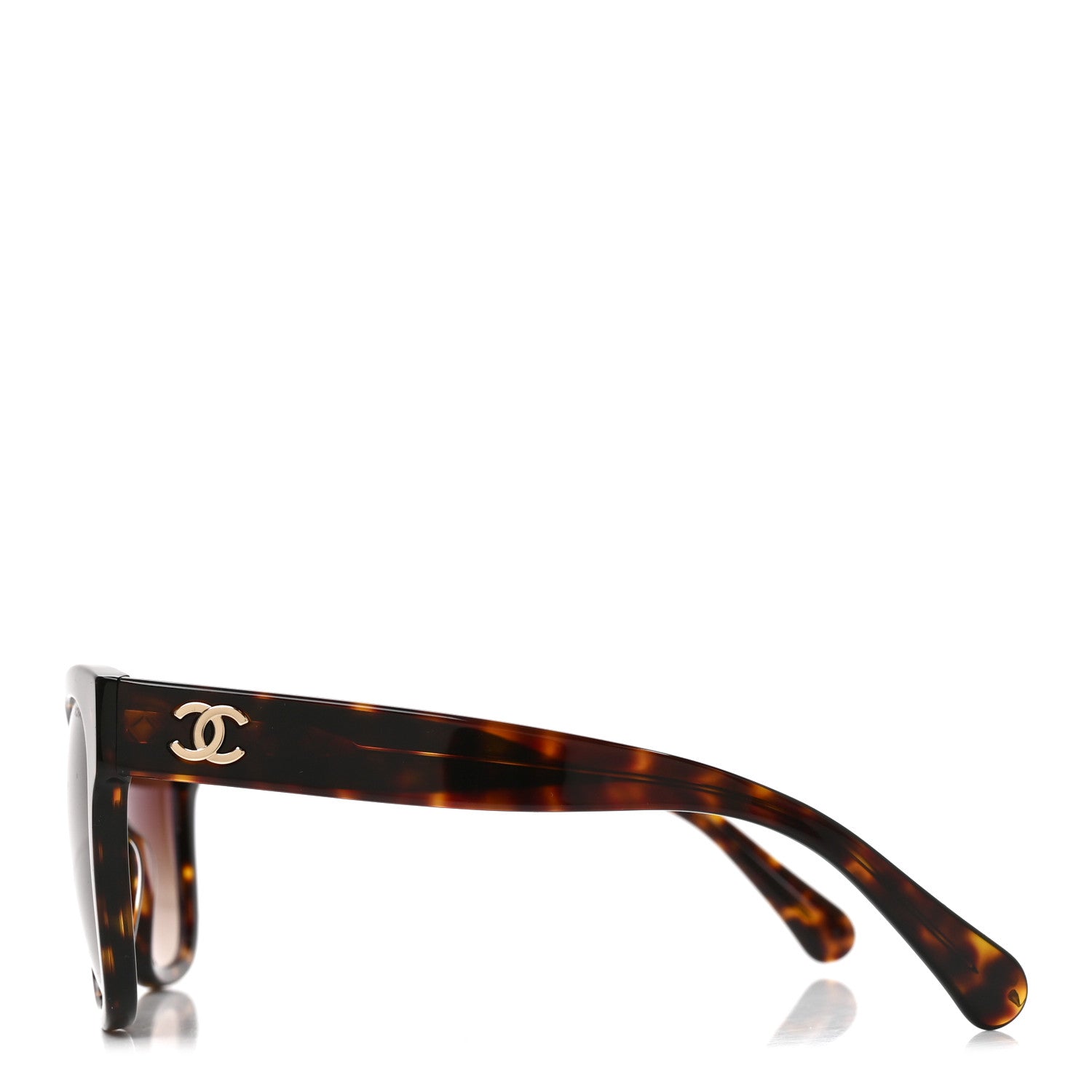 Chanel Acetate Runway Square Sunglasses 5380 Dark Tortoise 3 of 7
