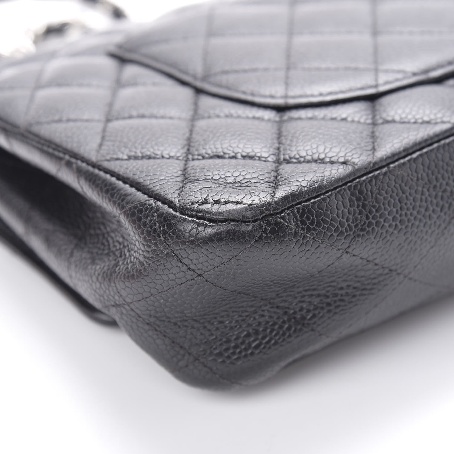 Chanel Caviar Quilted Medium Double Flap Black 12 of 23