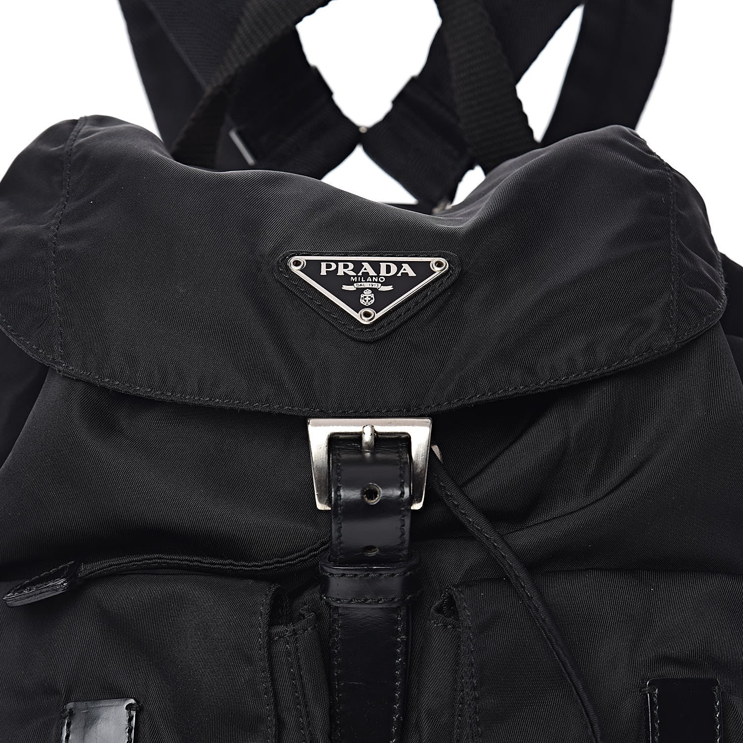 Prada Tessuto Nylon Vela Small Backpack Black 12 of 12