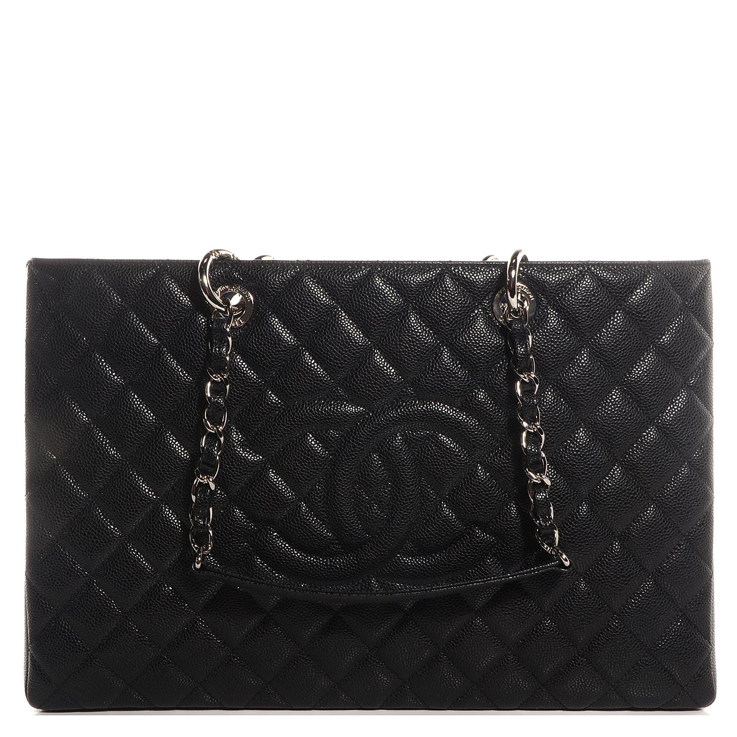 Chanel Caviar XL Grand Shopping Tote GST Black 1 of 8
