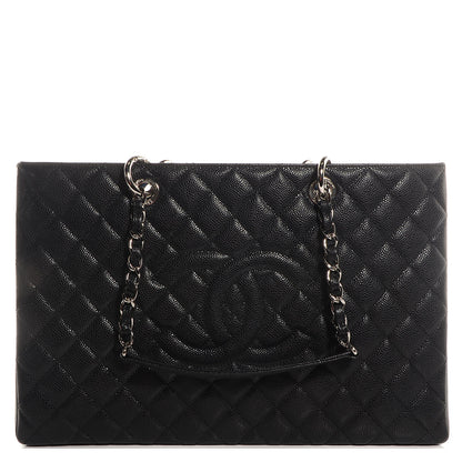 Chanel Caviar XL Grand Shopping Tote GST Black 1 of 8