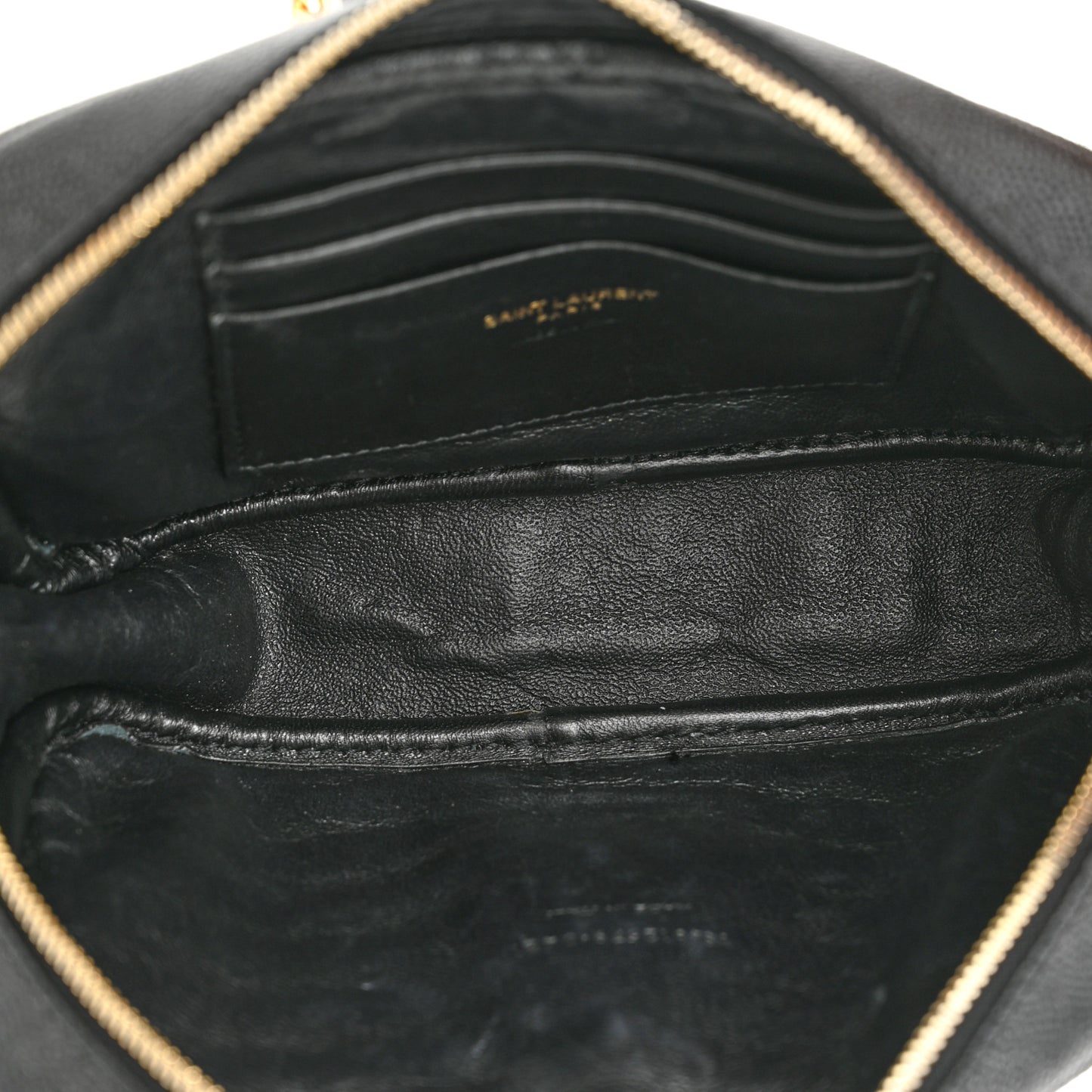 Grain De Poudre Matelasse Monogram Mini Lou Camera Bag Black