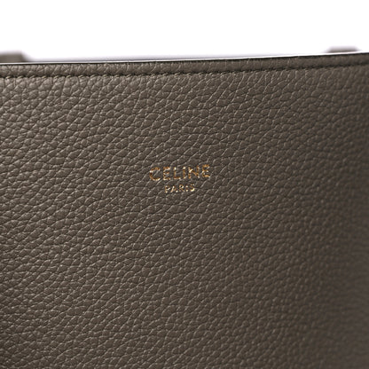 Celine Soft Grained Calfskin Small Belt Cabas Phantom Taupe 6 of 11