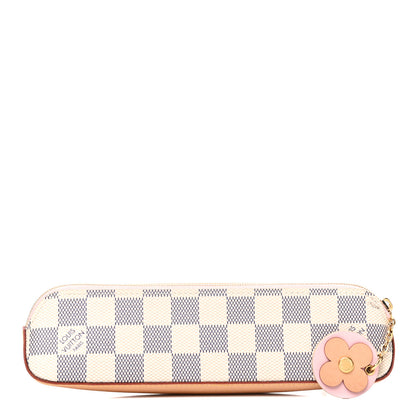 Louis Vuitton Damier Azur Elizabeth Pencil Pouch Rose Ballerine 2 of 14