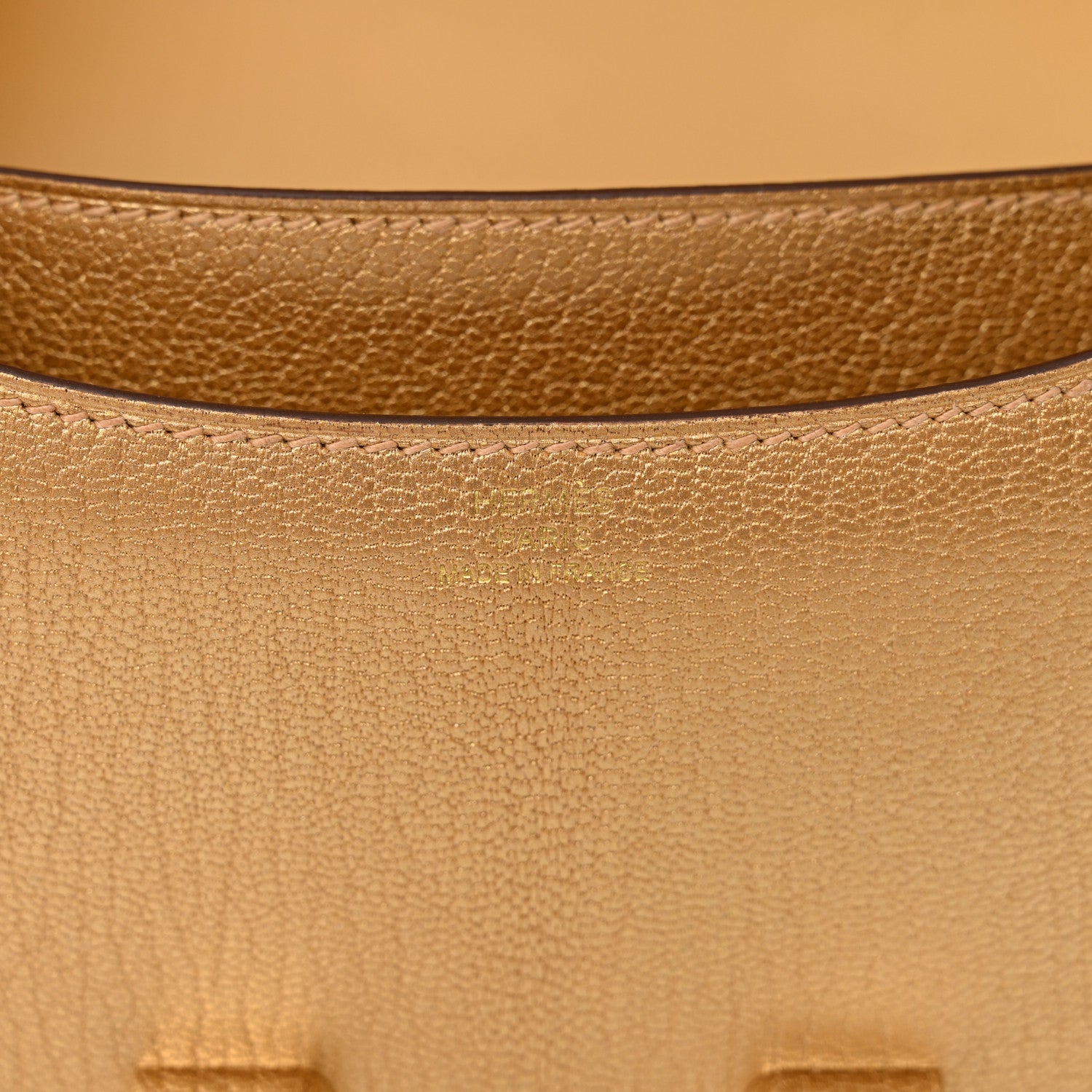 Hermes Metallic Chevre Chamkilight Constance 18 Doré 7 of 12