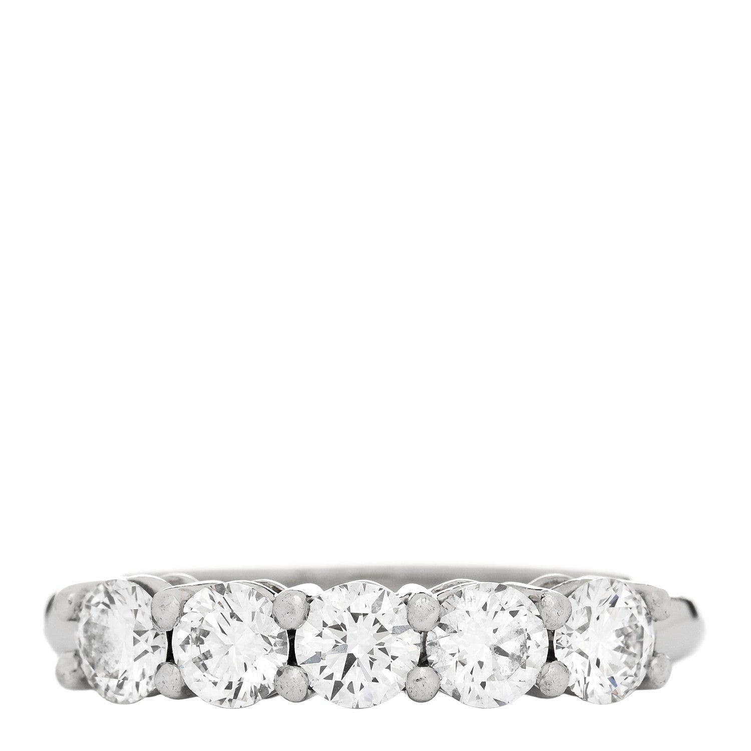 Tiffany Platinum Diamond 1.15ctw Wedding Band Ring 53 6.25 1 of 6
