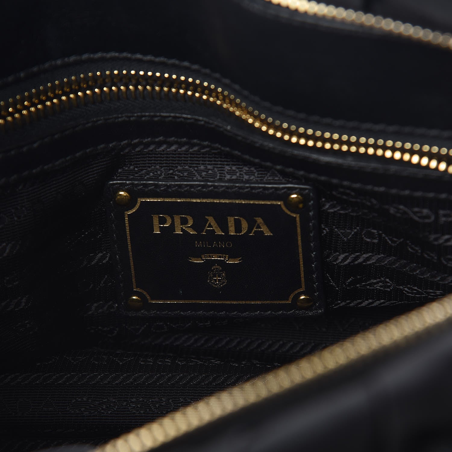 Prada Tessuto Nylon Gaufre Satchel Black 6 of 9