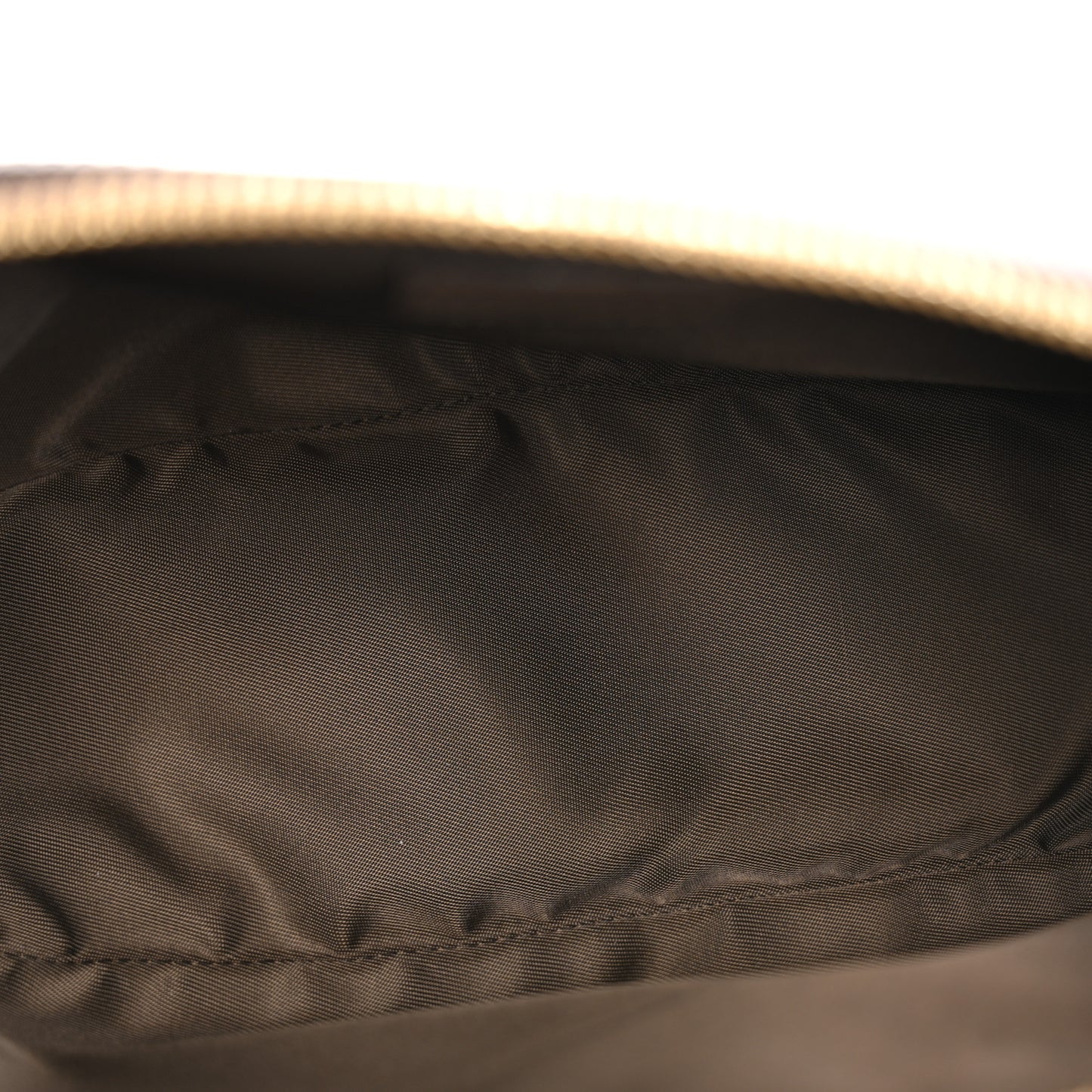 GG Supreme Monogram Textured Calfskin Web Large Ophidia Cosmetic Case Beige Ebony New Acero