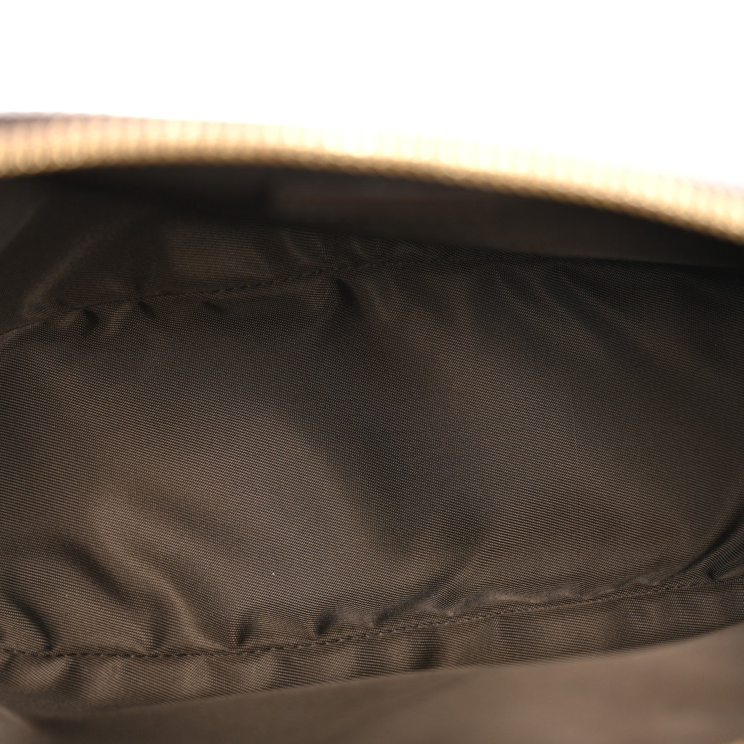 Gucci GG Supreme Monogram Textured Calfskin Web Large Ophidia Cosmetic Case Beige Ebony New Acero 4 of 10