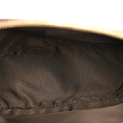 Gucci GG Supreme Monogram Textured Calfskin Web Large Ophidia Cosmetic Case Beige Ebony New Acero 4 of 10