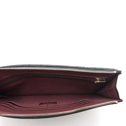 Chanel Caviar Quilted Large Flap Zip Clutch Black 5 of 7