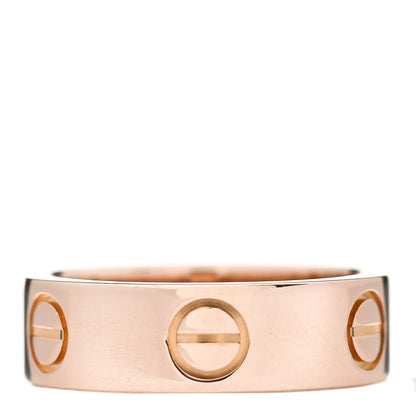 Cartier 18K Pink Gold 5.5mm LOVE Ring 49 4.75 3 of 4