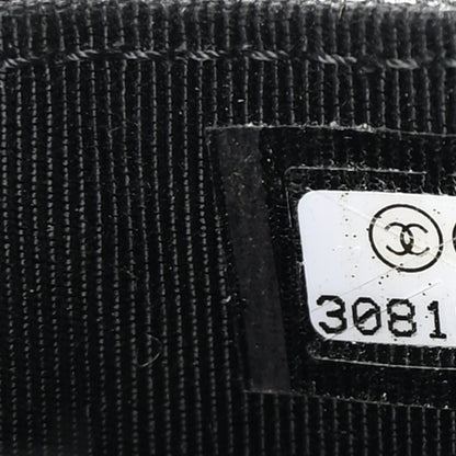 Chanel Caviar Quilted CC Zip Card Holder Black 7 of 8