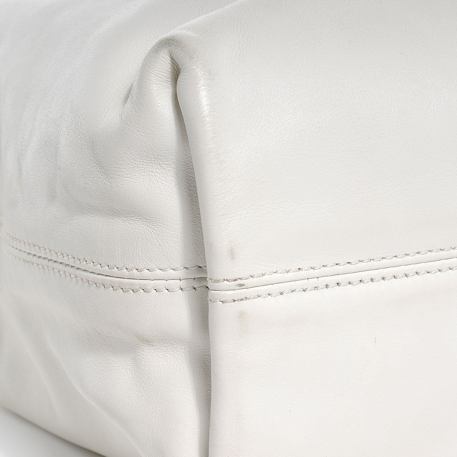 Chanel Lambskin Chain CC Tote White 5 of 10