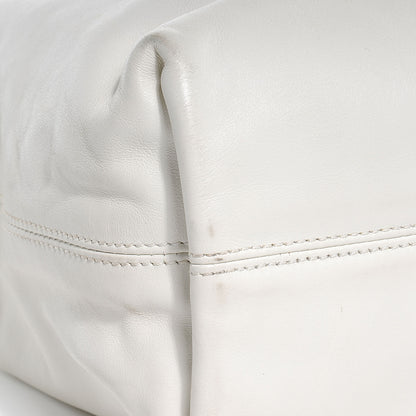 Chanel Lambskin Chain CC Tote White 5 of 10