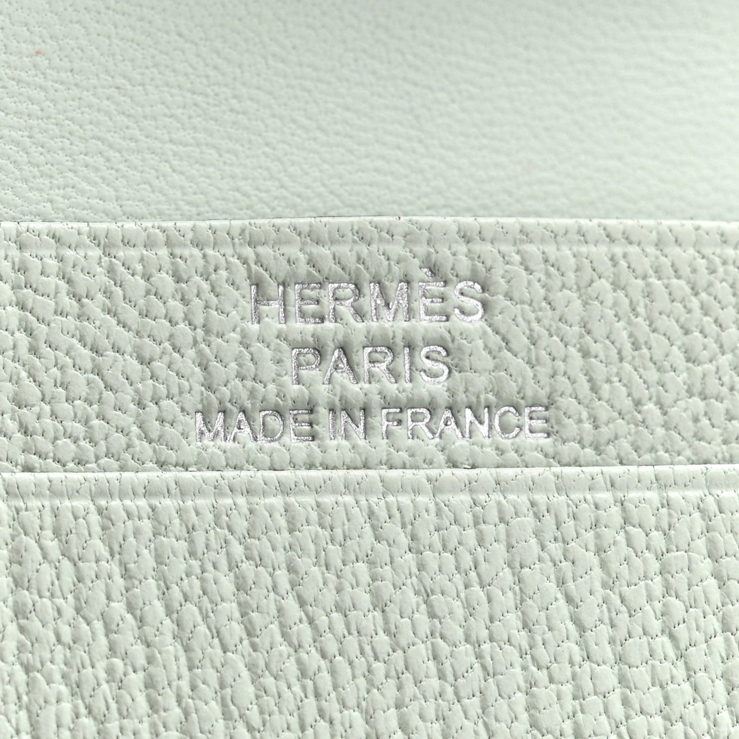 Chevre Mysore Bearn Card Holder Wallet Vert Peppermint