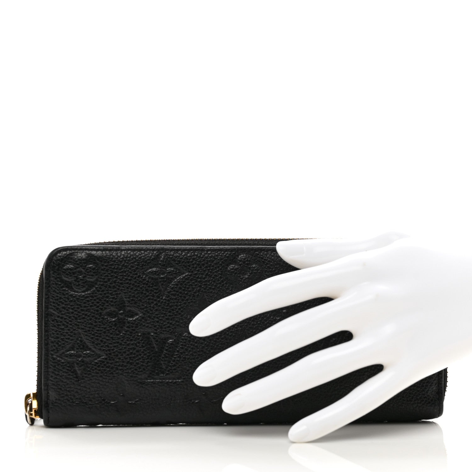 Louis Vuitton Empreinte Clemence Wallet Black 2 of 9