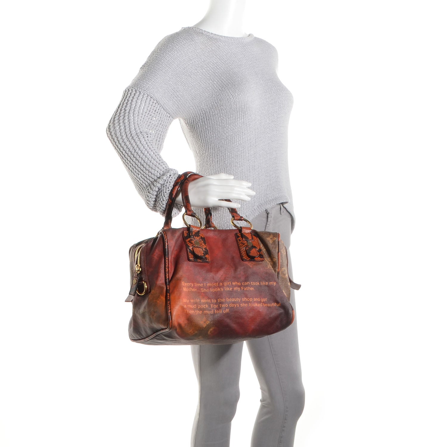 Louis Vuitton Richard Prince MANCRAZY Jokes Bag 2 of 7