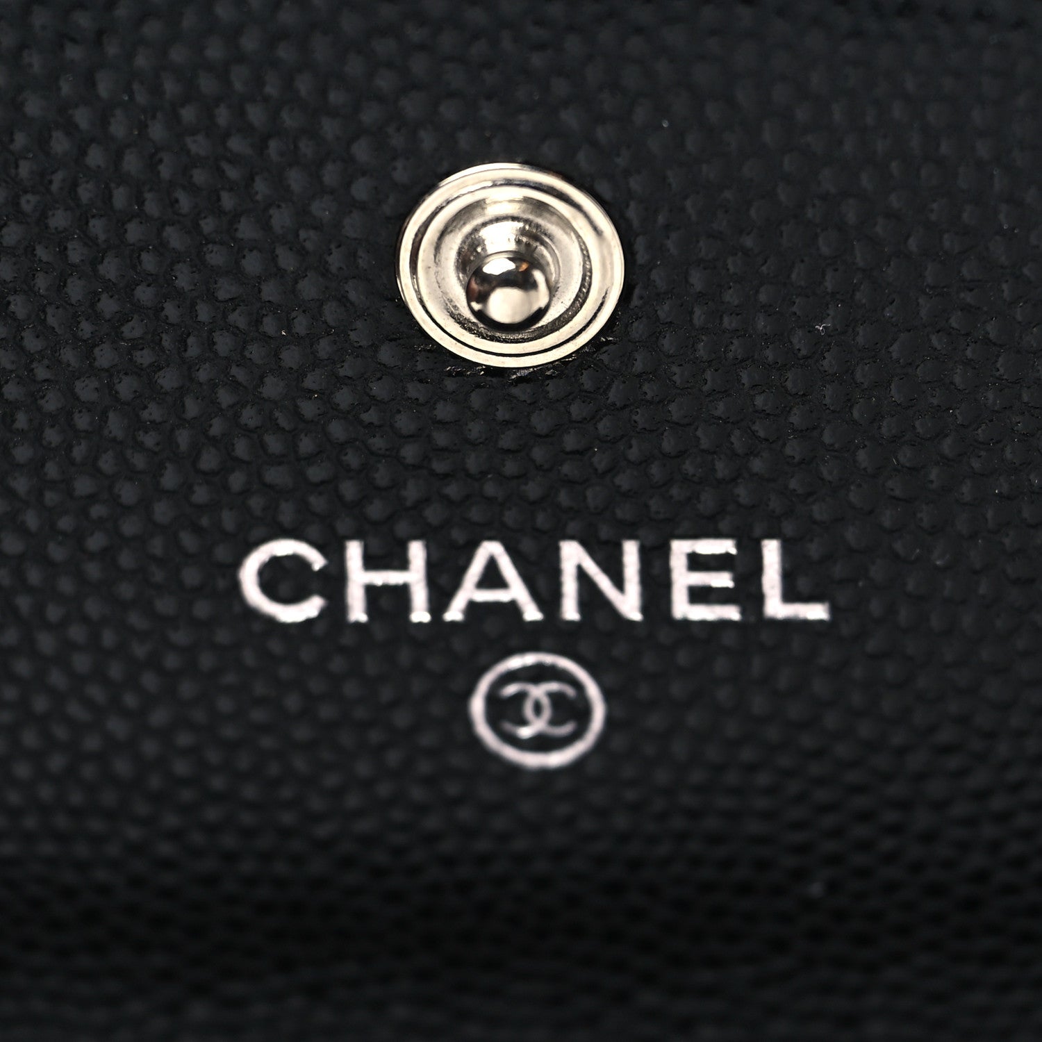Chanel Caviar Quilted Large Boy Gusset Flap Wallet Black 6 of 8