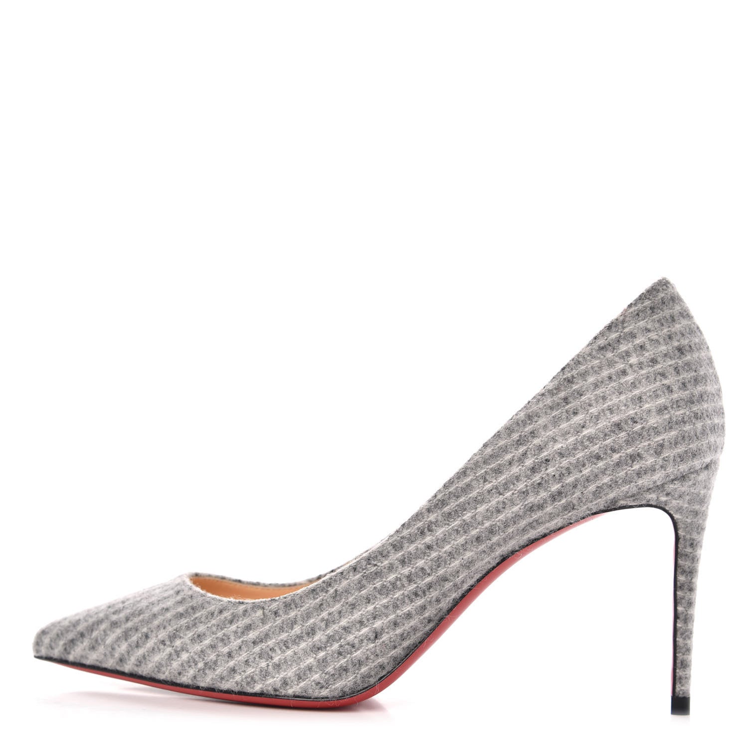 Christian Louboutin Flanelle Tennis Kate 85 Pumps 36.5 Grey 1 of 8