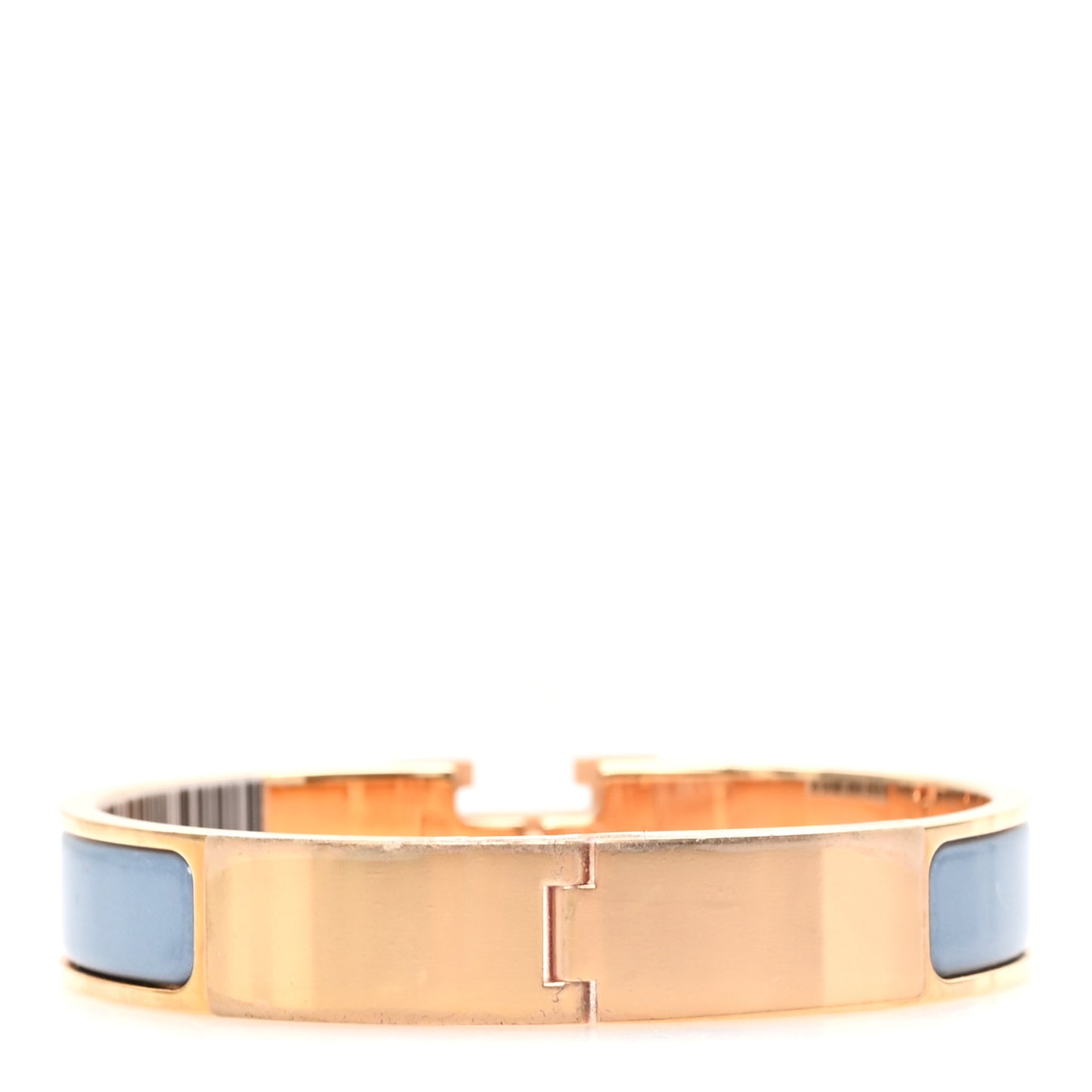 Enamel Narrow Clic Clac HH Bracelet GM Gris Orage