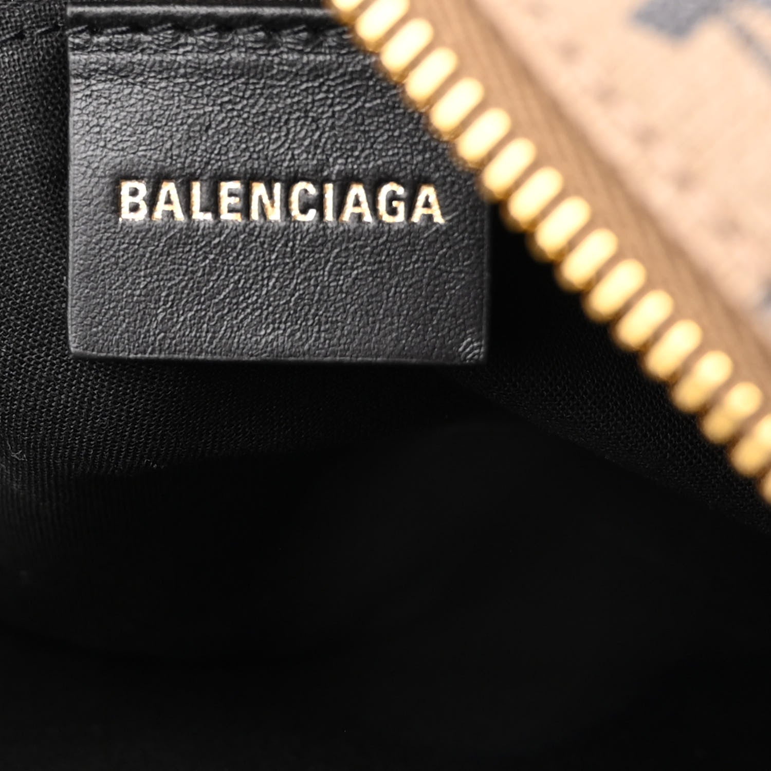Balenciaga Coated Canvas BB Monogram Allover Logo Medium Signature Camera Bag Beige Brown Black 6 of 10