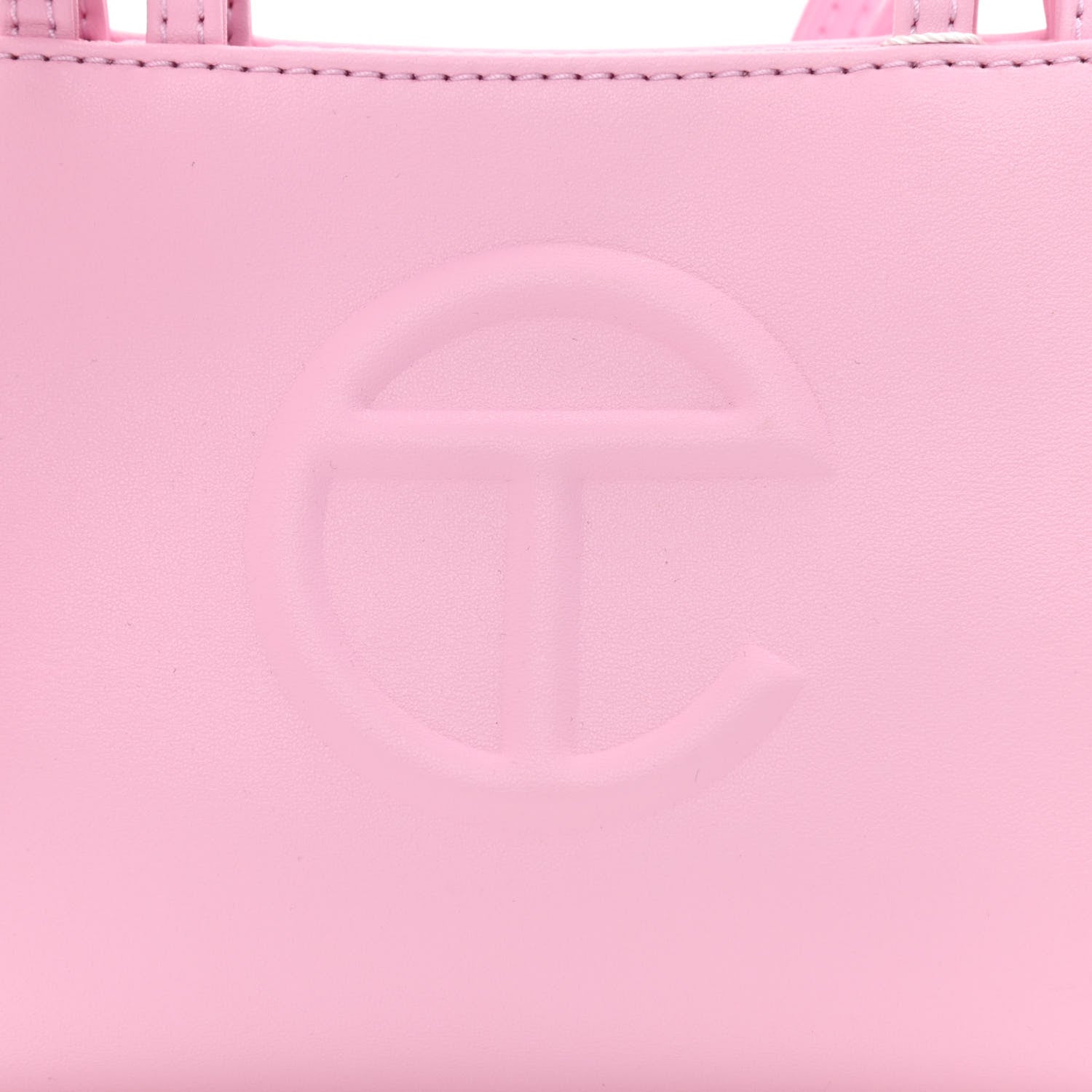 Telfar Vegan Leather Small Shopping Bag Bubblegum 9 of 11