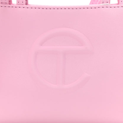 Telfar Vegan Leather Small Shopping Bag Bubblegum 9 of 11