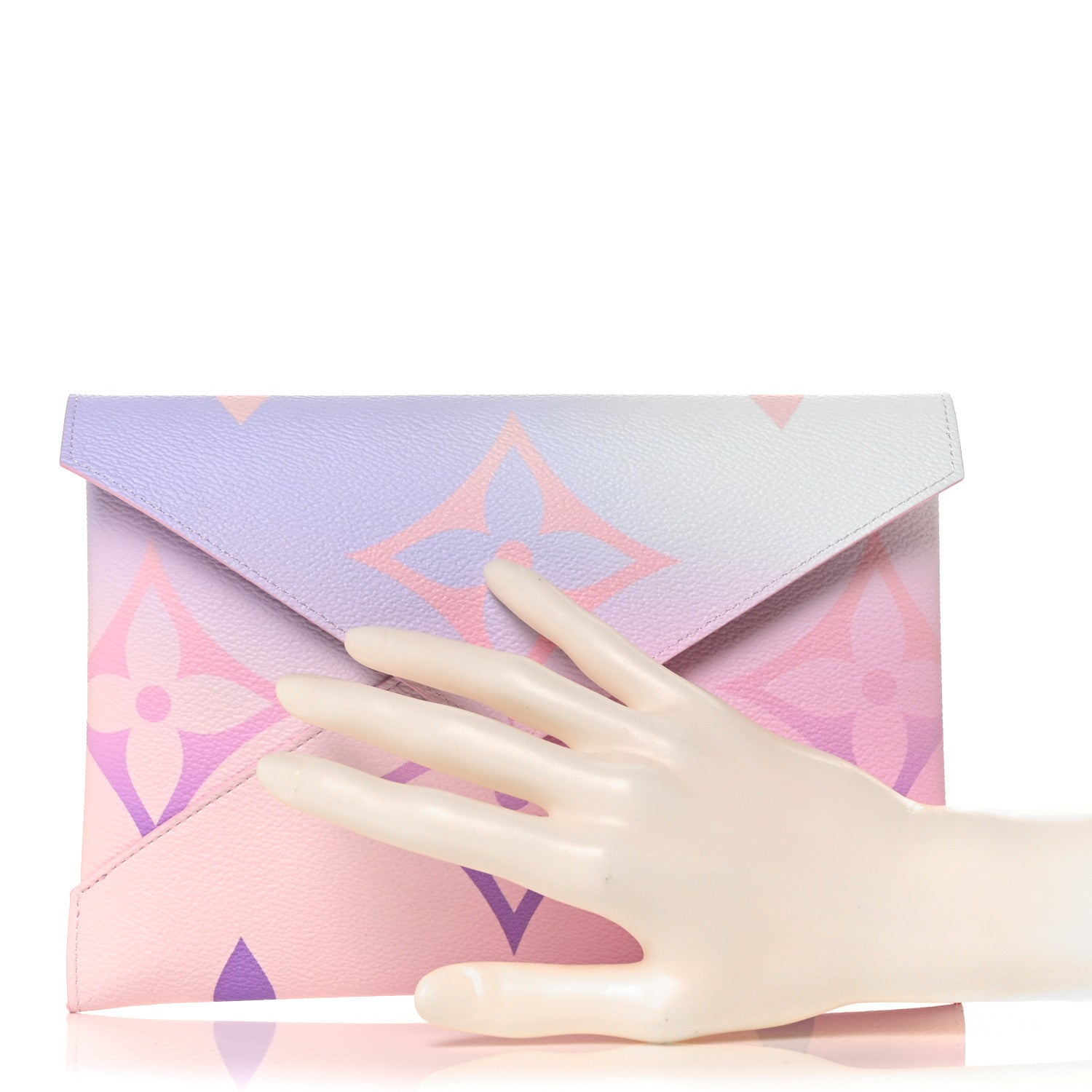Louis Vuitton Monogram Giant Spring In The City Kirigami Pochette Set Sunrise Pastel Sunset Kaki 3 of 10