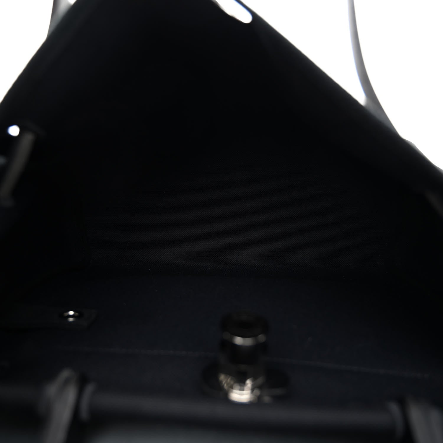 Hermes Military Toile Vache Hunter Herbag Zip Retourne 31 PM Black 6 of 12