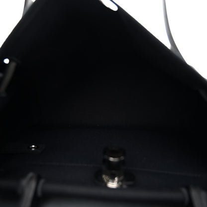 Hermes Military Toile Vache Hunter Herbag Zip Retourne 31 PM Black 6 of 12