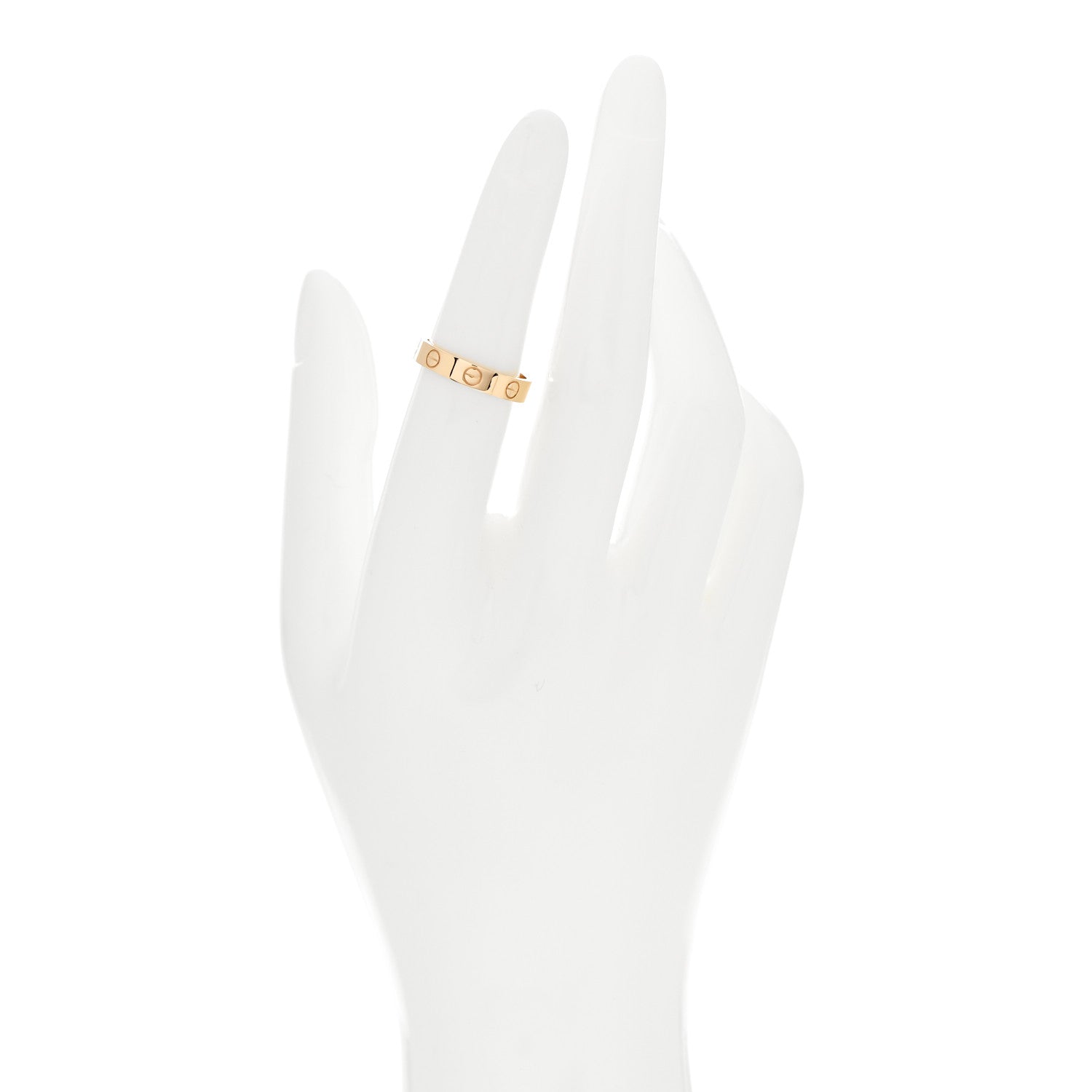 Cartier 18K Yellow Gold 3.5mm LOVE Wedding Band Ring 51 5.75 2 of 5