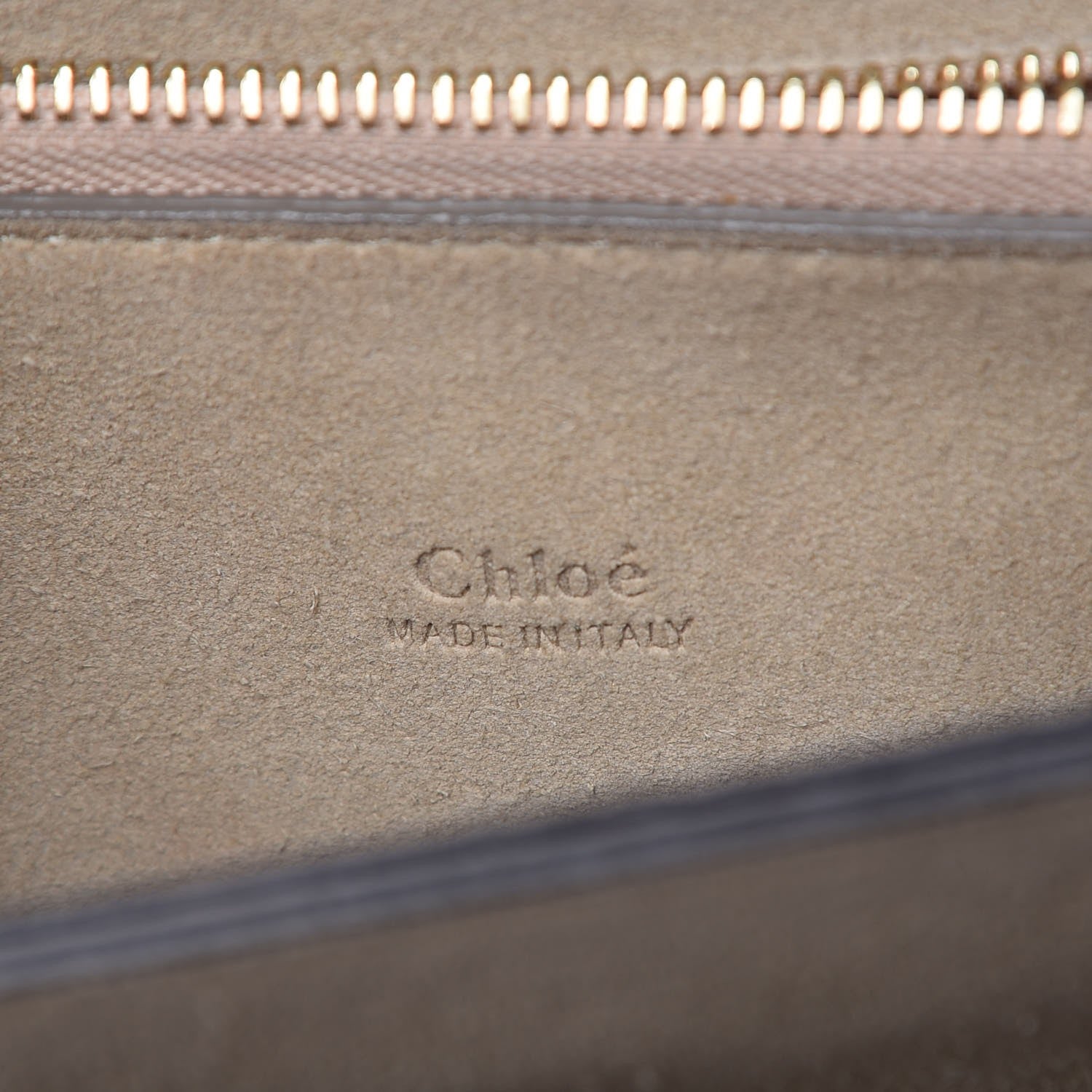 Chloe Suede Calfskin Medium Faye Shoulder Bag Tobacco 6 of 8